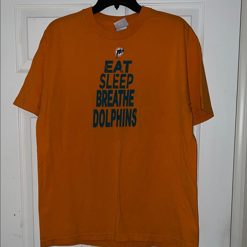 Miami Dolphins Orange Graphic T-Shirt